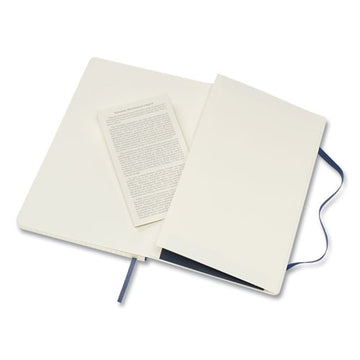 Moleskine® Classic Softcover Notebook, 1 Subject, Quadrille Rule, Sapphire Blue Cover, 8.25 X 5 freeshipping - TVN Wholesale